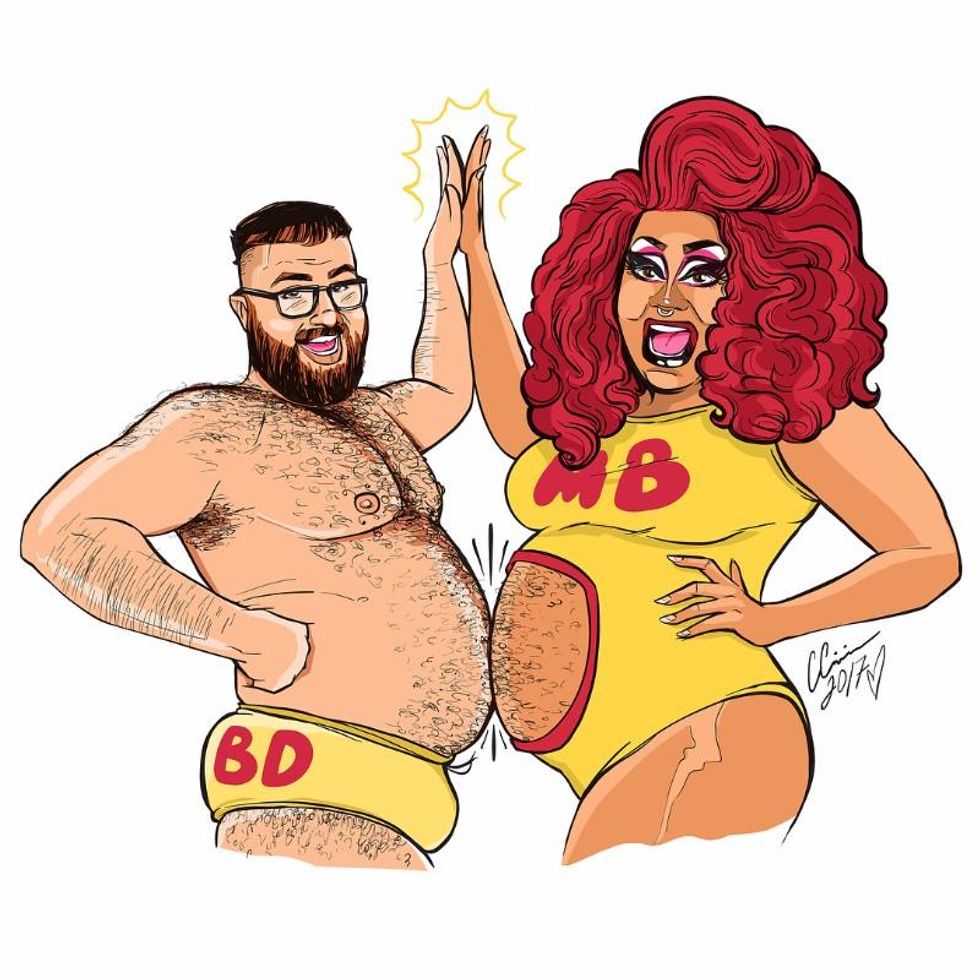 This Queer Artist's Illustrated Portraits Are STUNNING