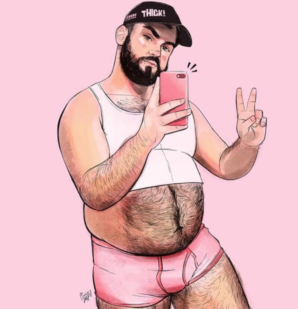 This Queer Artist's Illustrated Portraits Are STUNNING