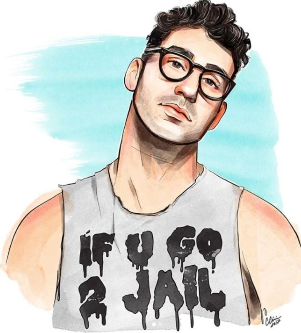 This Queer Artist's Illustrated Portraits Are STUNNING