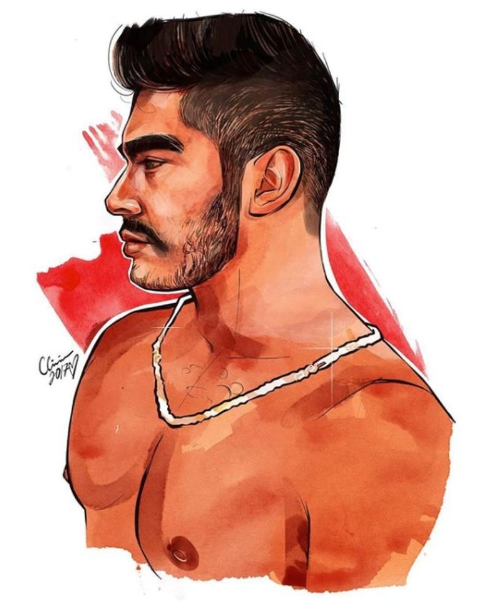 This Queer Artist's Illustrated Portraits Are STUNNING
