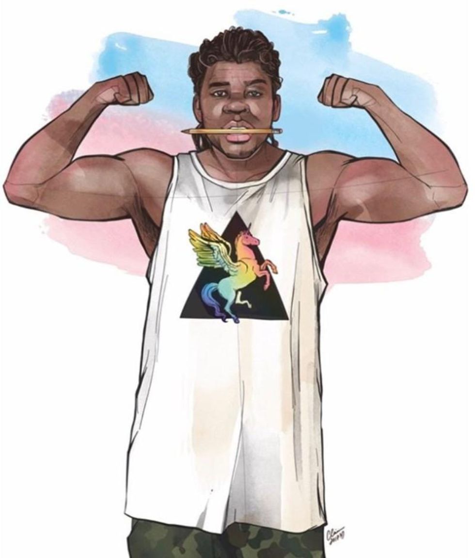 This Queer Artist's Illustrated Portraits Are STUNNING