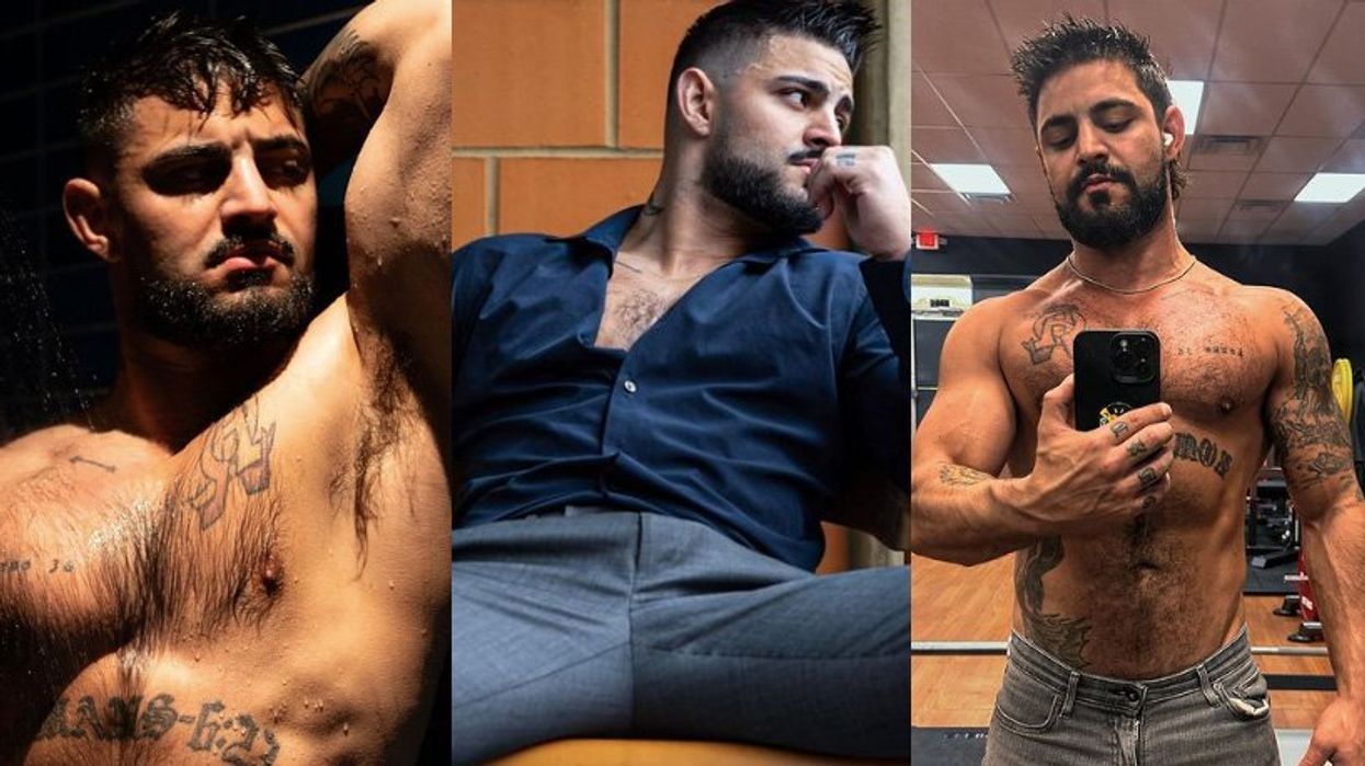 Three images of Matt Pappadia