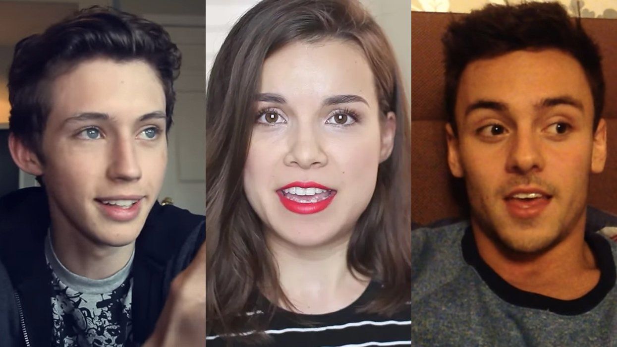 Three LGBTQ+ persons coming out