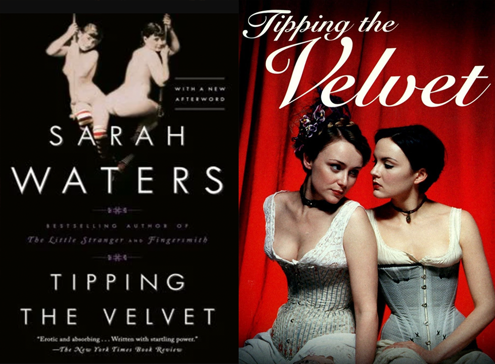 tipping the velvet book cover and movie poster