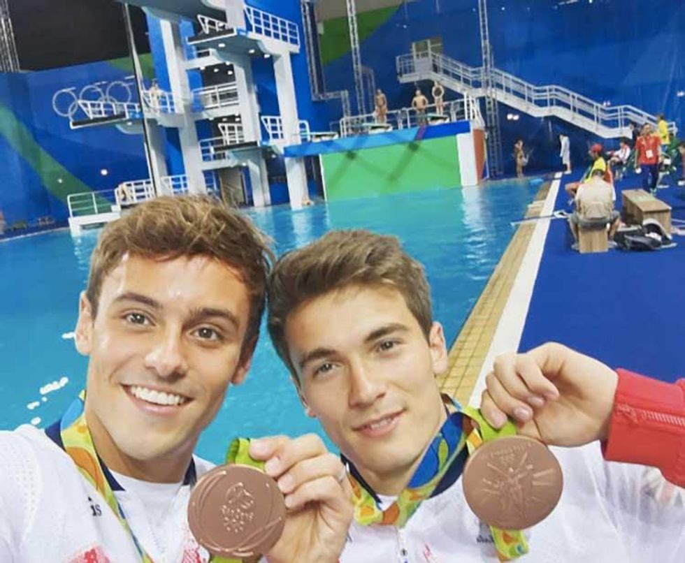 Tom Daley and Diving Partner Daniel Goodfellow Win Bronze in Rio