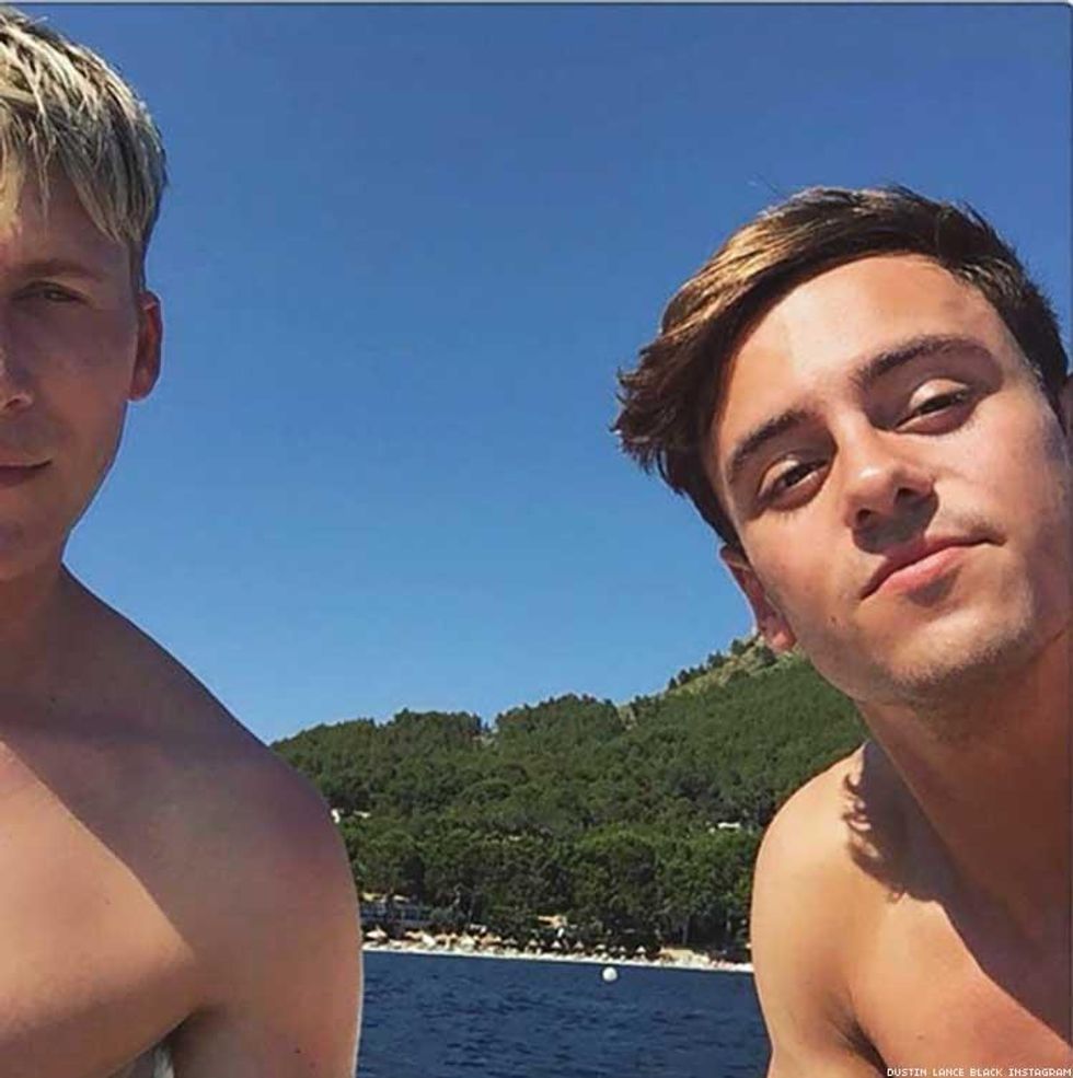 Tom Daley and Dustin Lance Black