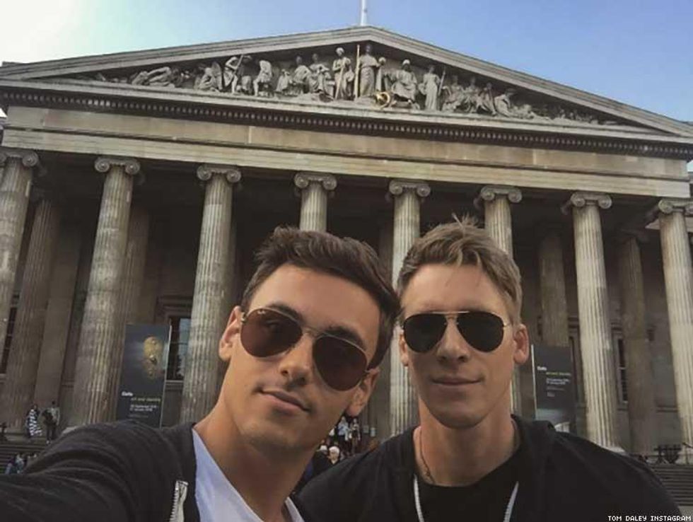 Tom Daley and Dustin Lance Black