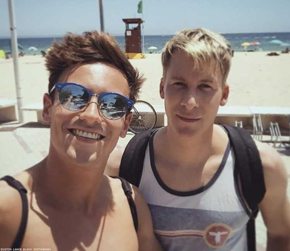 Tom Daley and Dustin Lance Black