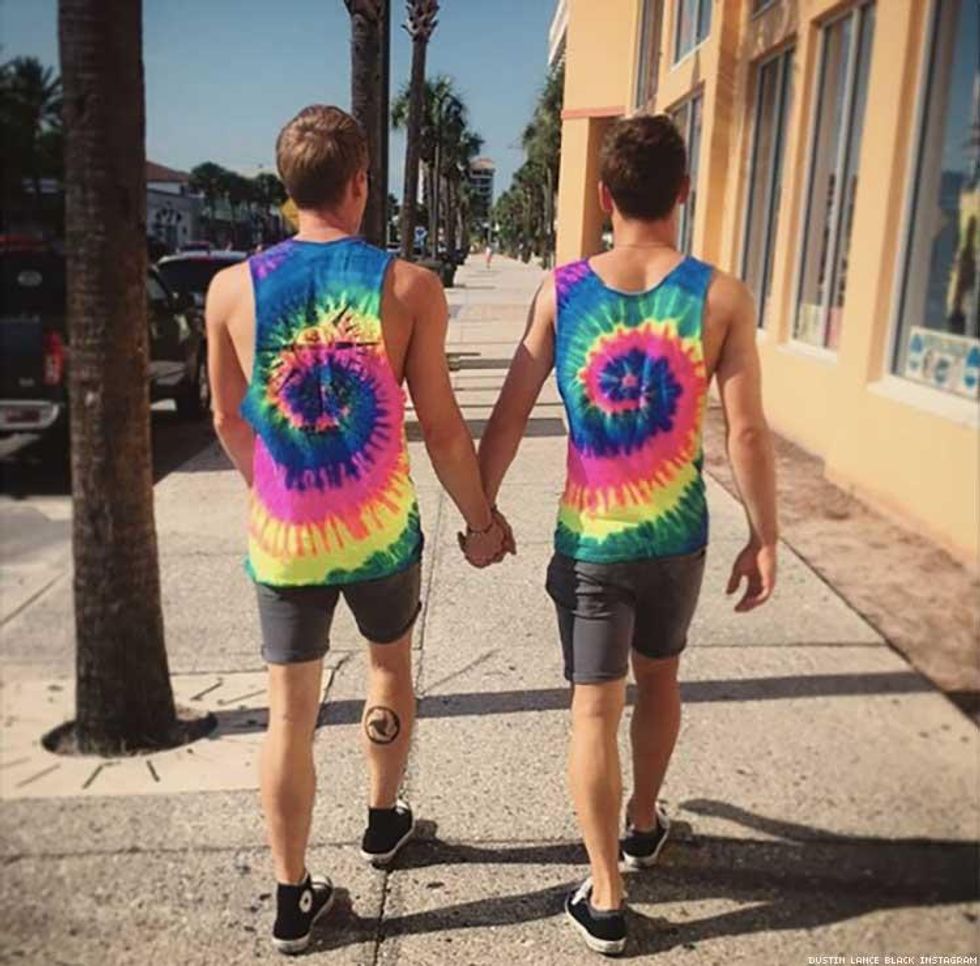 Tom Daley and Dustin Lance Black