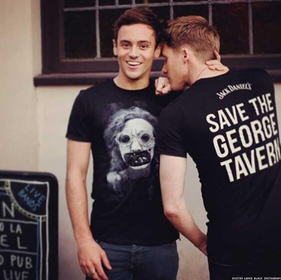 Tom Daley and Dustin Lance Black