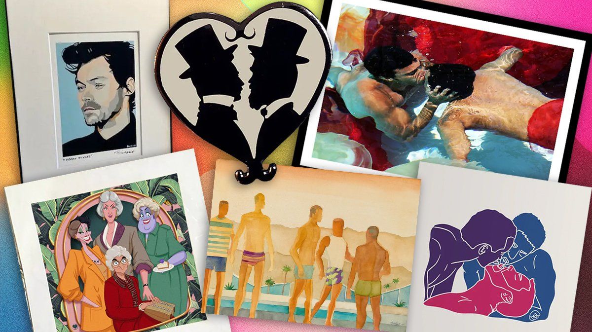 Top 10 hottest queer art pieces on The Pride Store to celebrate love; Harry Styles