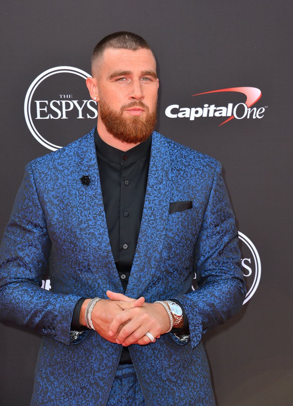 Travis Kelce July 18, 2018: Travis Kelce at the 2018 ESPY Awards at the Microsoft Theatre LA Live