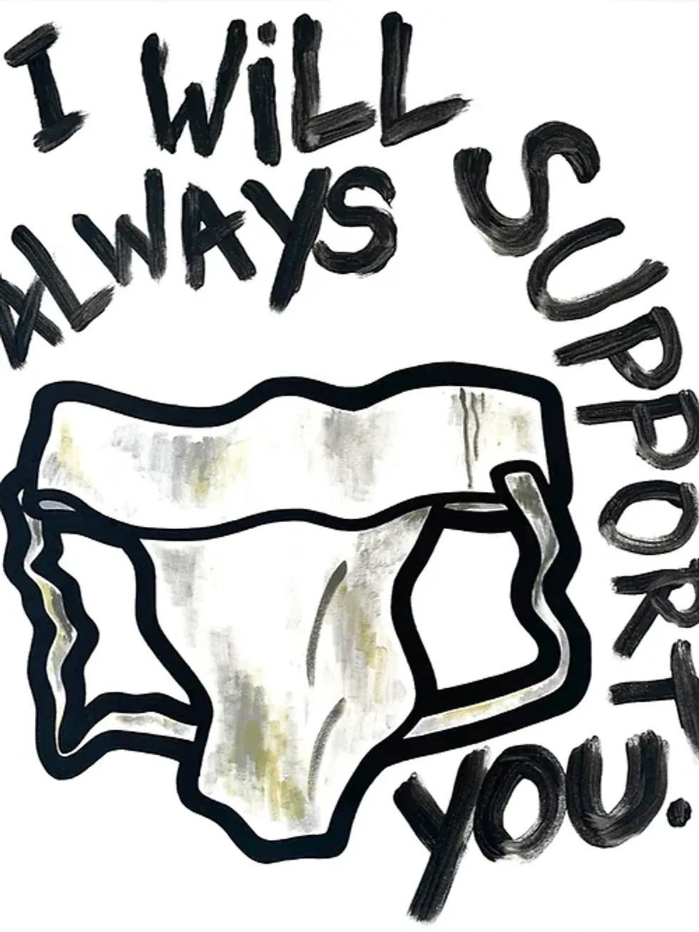 TREVOR WAYNE POP ART - SUPPORT PRINT 8\u201dX10\u201d