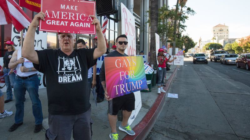 Trump supporting gays are mad that the LGBTQ community wants nothing to do with them