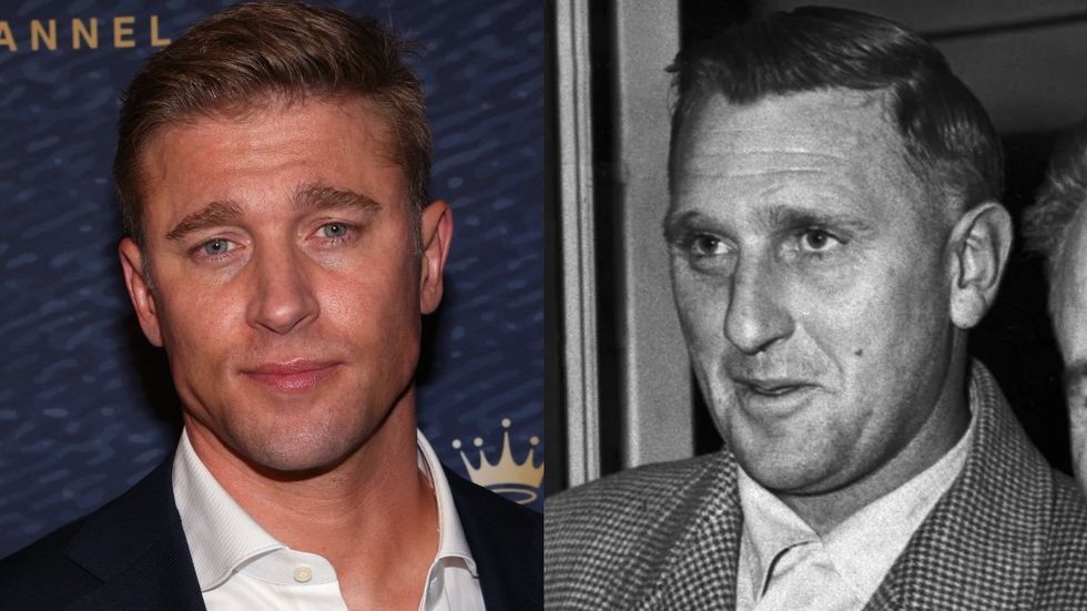 Tyler Jacob Moore and Sheriff Arthur Schley