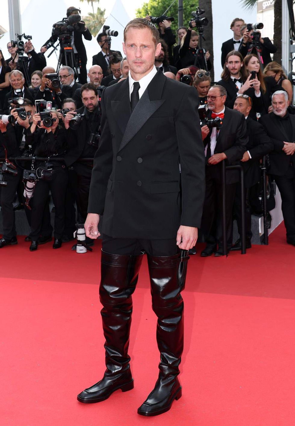 \u200bAlexander Skarsg\u00e5rd at the Cannes Film Festival