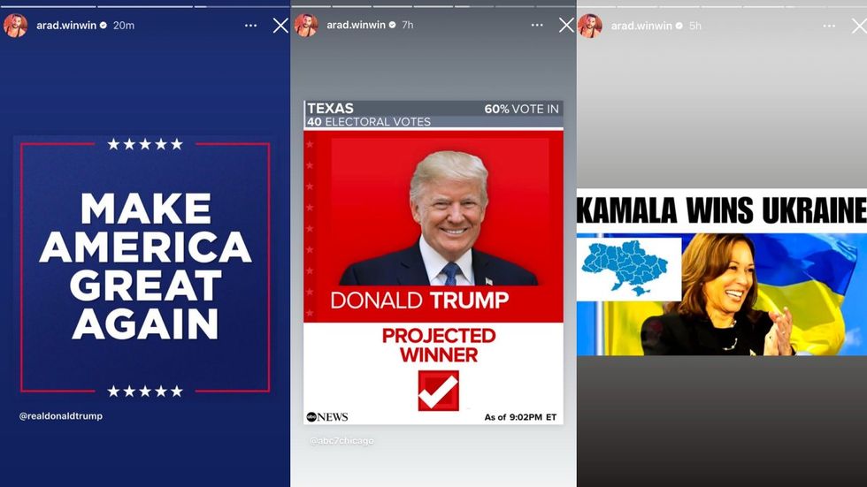 \u200bArad Winwin via Instagram\u200b stories