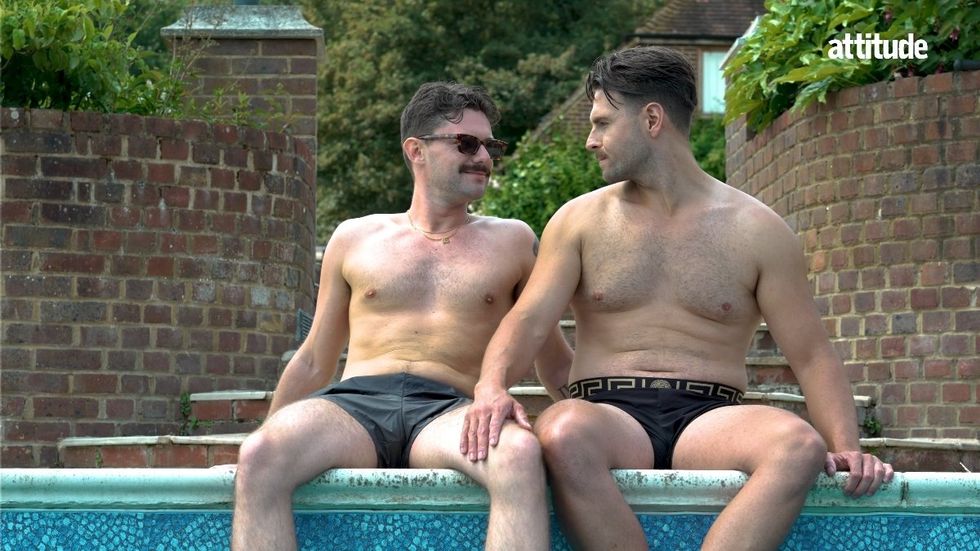 \u200bDan Harry and Ollie King in an interview with \u200bAttitude\u200b