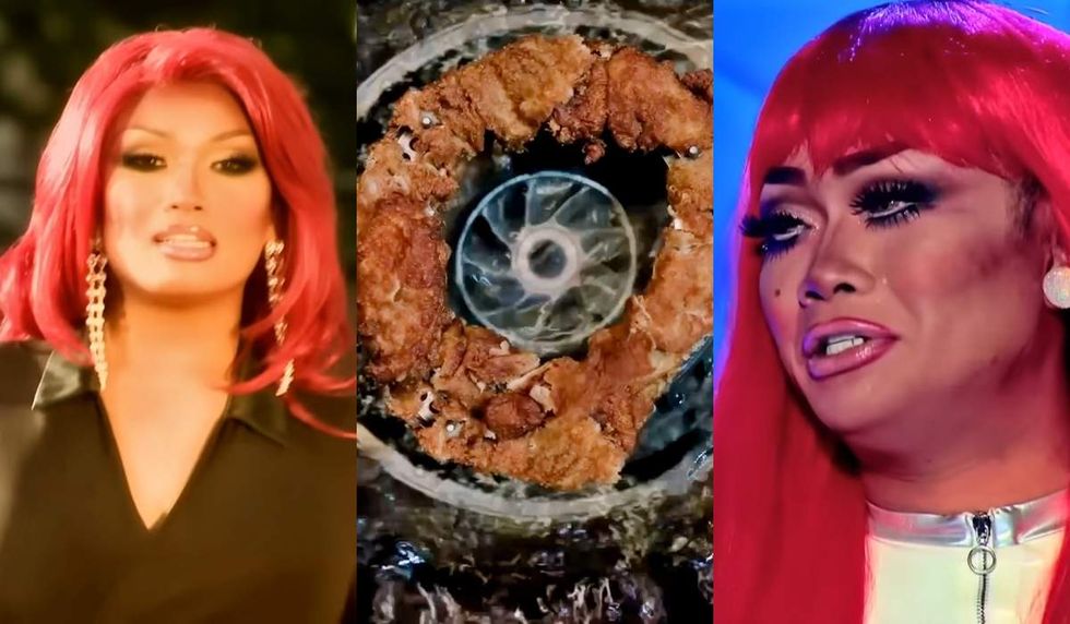 \u200bJujubee on RuPaul's Drag Race All Stars; Screengrab from Stop! That! Train!; Jujubee on RuPaul's Drag Race All Stars