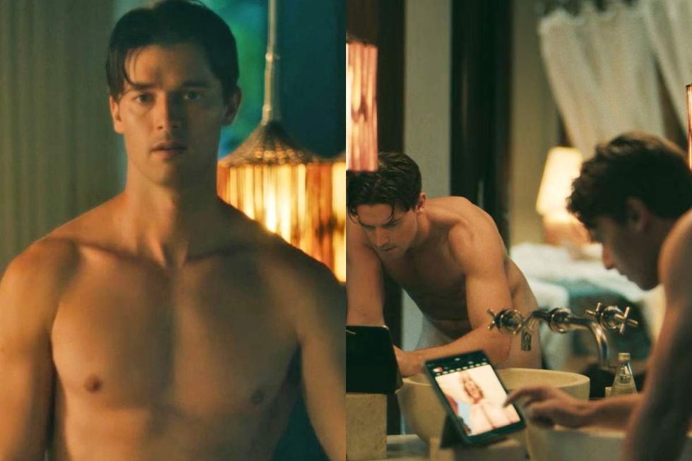 \u200bPatrick Schwarzenegger on The White Lotus