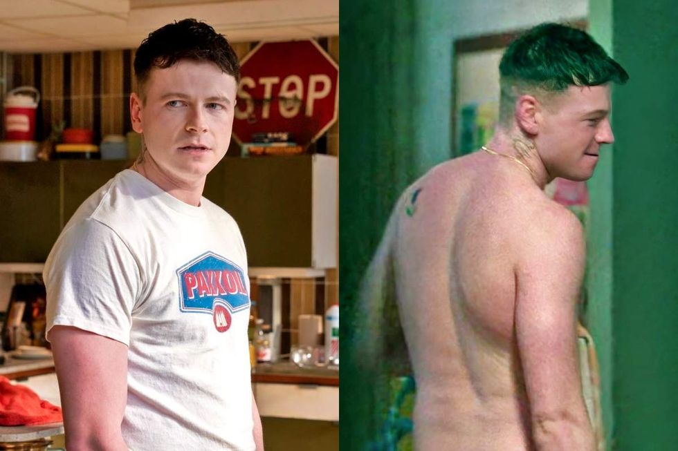 \u200bStuart Campell as a younger Ruben Pallister in Half Man