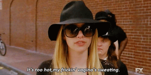 Vagina is sweating gif