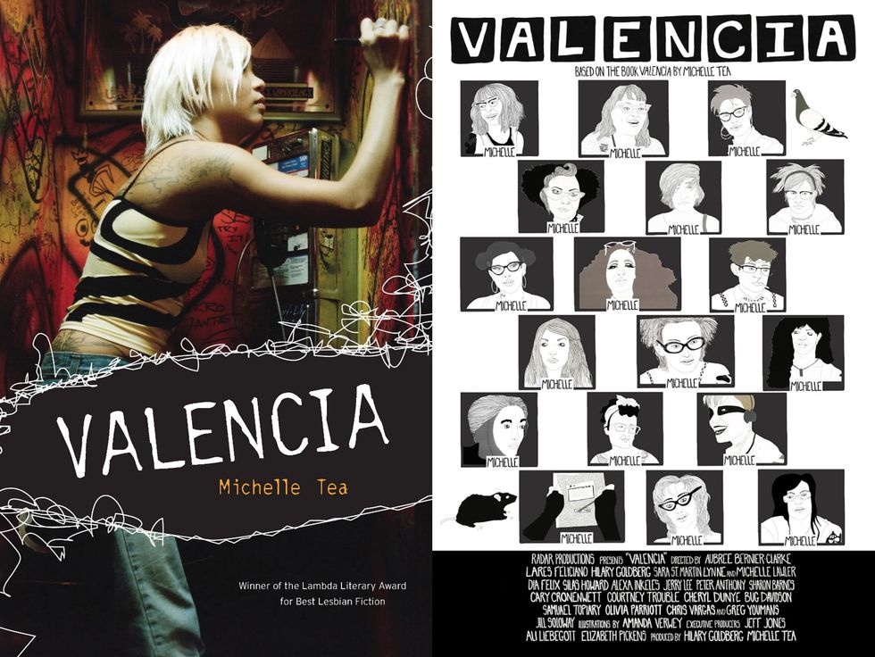 Valencia book cover and movie poster