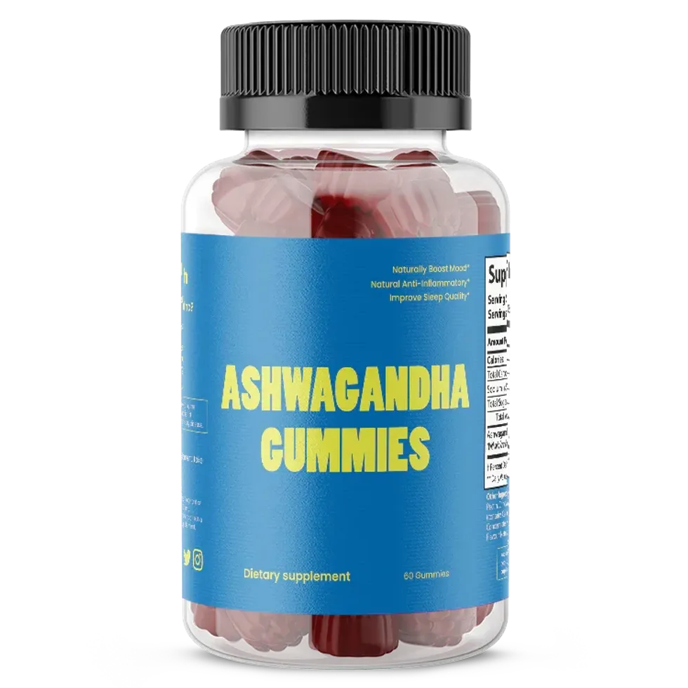 VB HEALTH - ASHWAGANDHA GUMMIES, MIXED BERRY FLAVOR, STRESS SUPPLEMENT