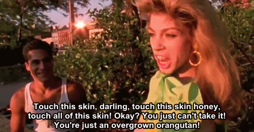 Venus Xtravaganza reading her friend.