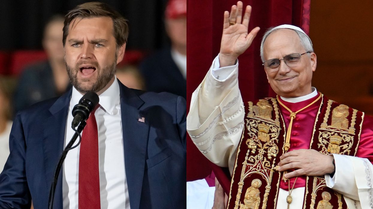 Vice President JD Vance and Pope Leo XIV