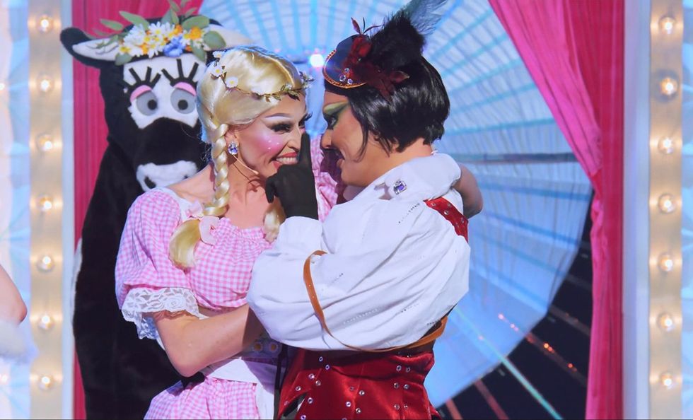 Vicki and Michael Marouli in the Rusical