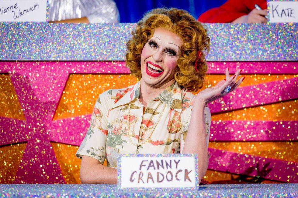 Vicki as Fanny Craddock
