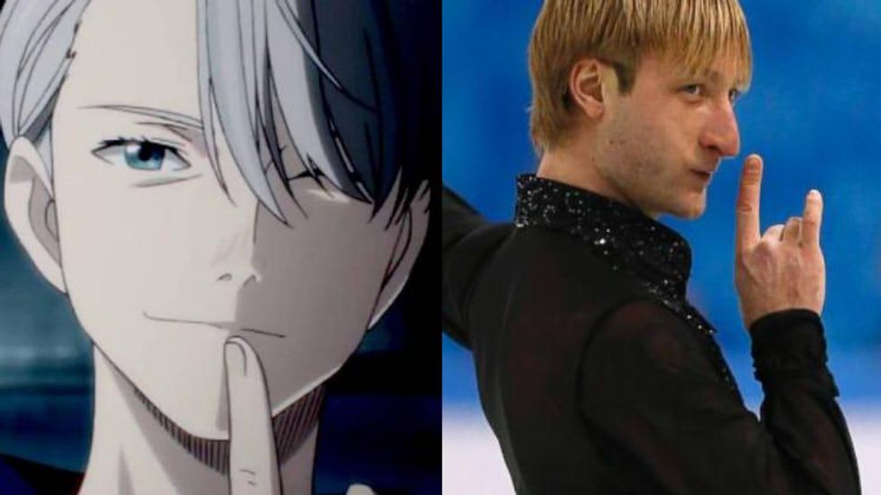 Victor and Evegeni Plushenko