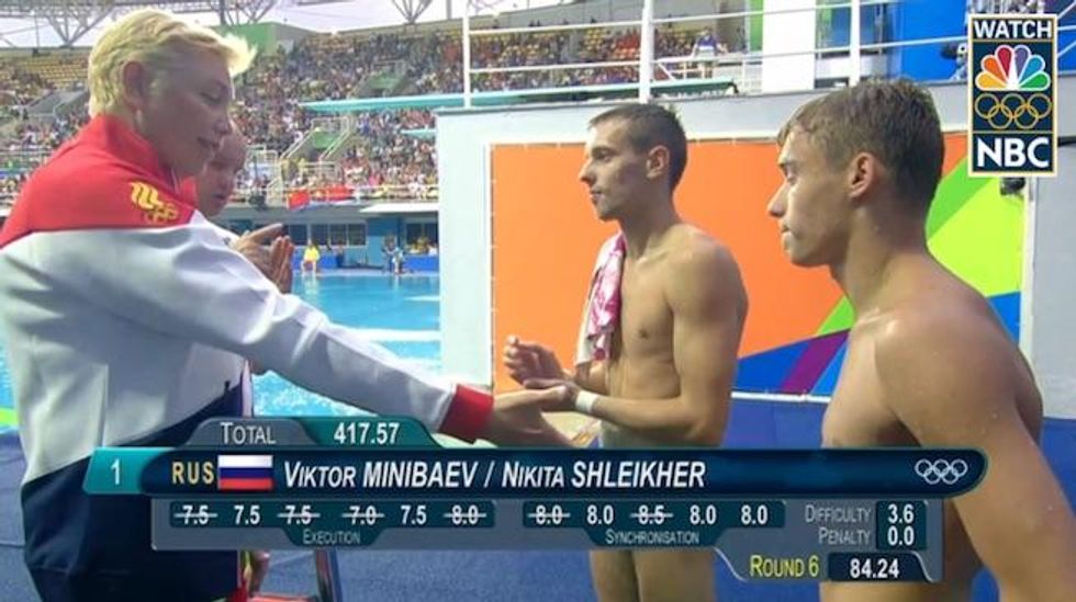 Victor Minibaev and Nikita Shleikher