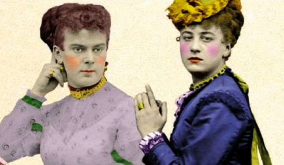 Vintage drag post card