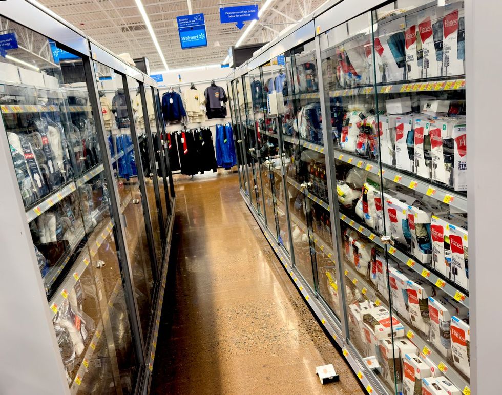 Walmart's Men's underwear department