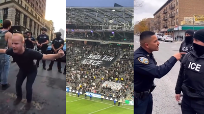 Watch 15 videos of LGBTQ+ protestors making clowns of ICE