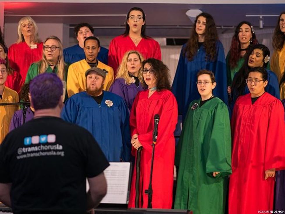 Watch a clip of the Trans Chorus of LA performing "Not My Father\u2019s Son" at 29Rooms.