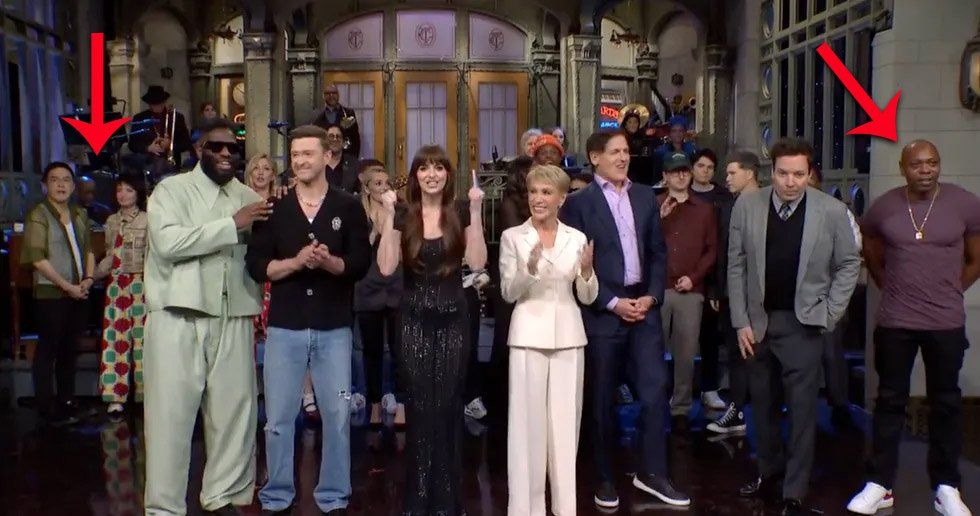 Watch Bowen Yang have everyone's reaction to Dave Chappelle surprising SNL 