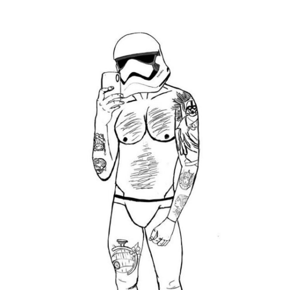 We're Obsessed With These Sexy Storm Trooper Illustrations