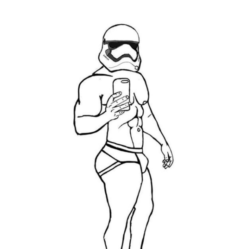 We're Obsessed With These Sexy Storm Trooper Illustrations