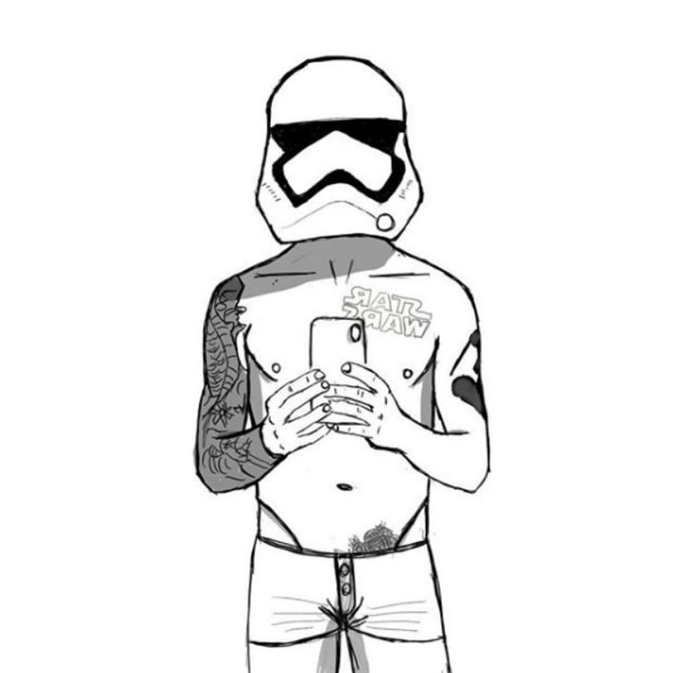 We're Obsessed With These Sexy Storm Trooper Illustrations