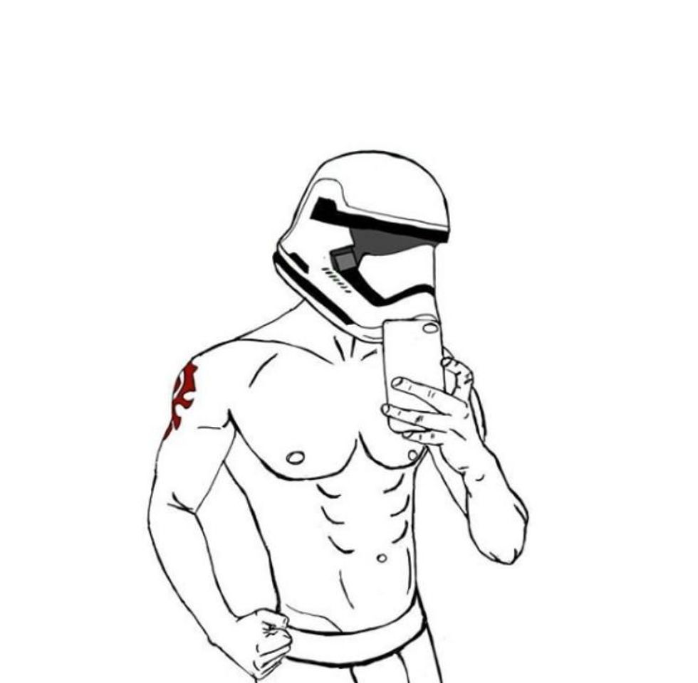 We're Obsessed With These Sexy Storm Trooper Illustrations