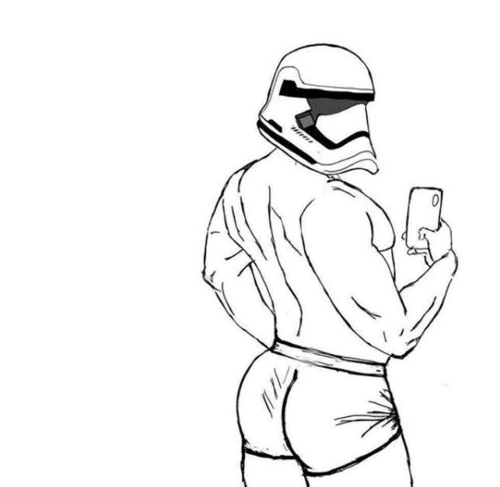 We're Obsessed With These Sexy Storm Trooper Illustrations