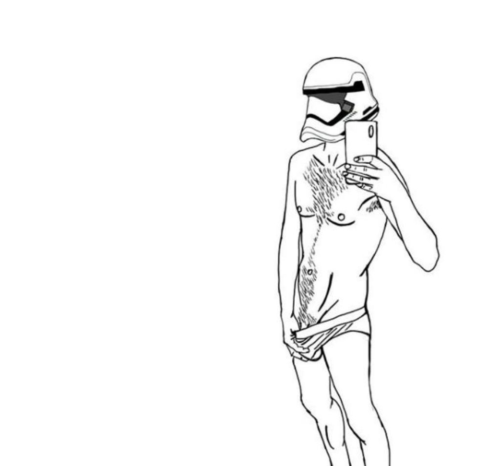 We're Obsessed With These Sexy Storm Trooper Illustrations