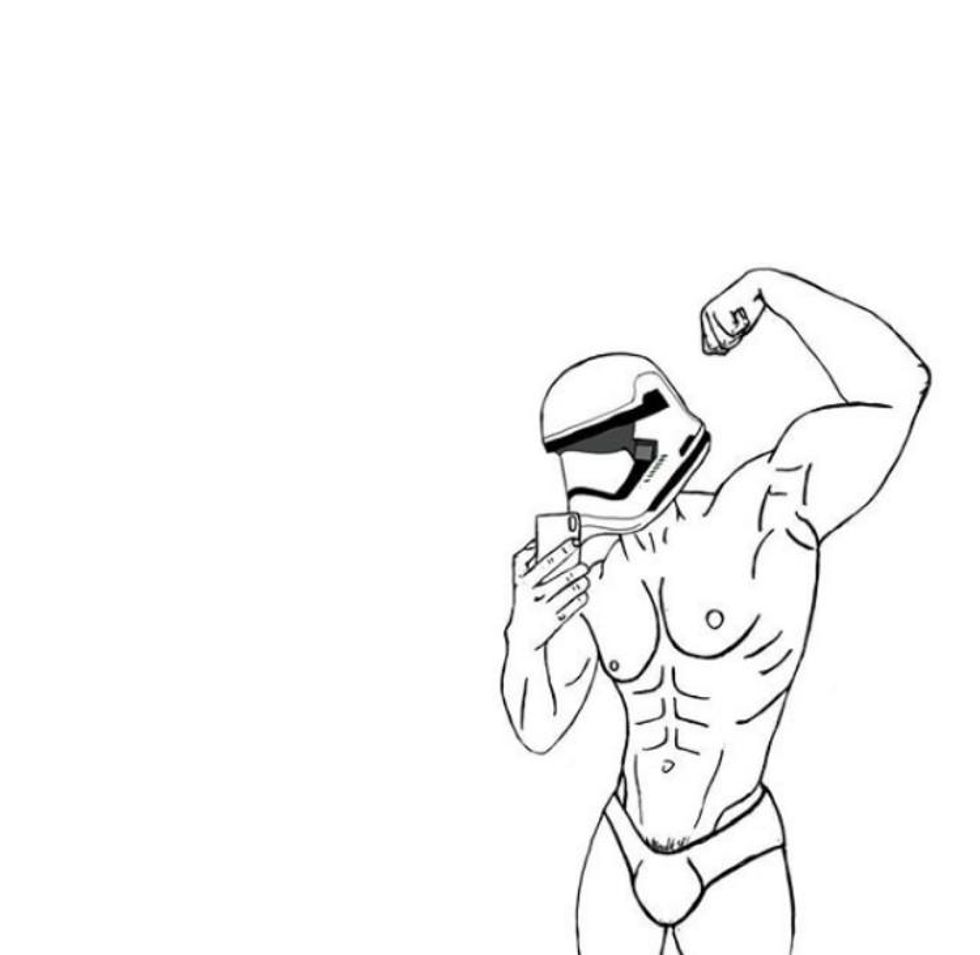 We're Obsessed With These Sexy Storm Trooper Illustrations