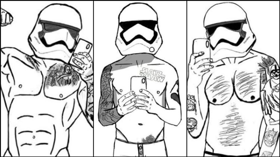 We're Obsessed With These Sexy Storm Trooper Illustrations