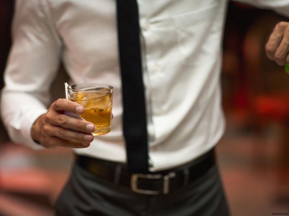 When he knows how to handle his alcohol or doesn't drink