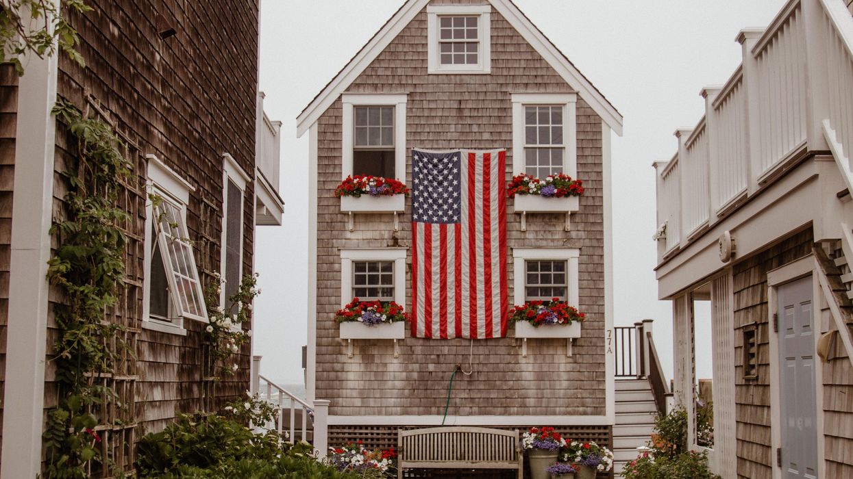 white and red concrete building