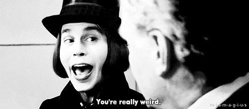 Willy Wonka Really weird gif